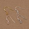 18K Solid Gold Color-Retaining Earring Hooks S925 Semi-Finished Handmade DIY Jewelry Components
