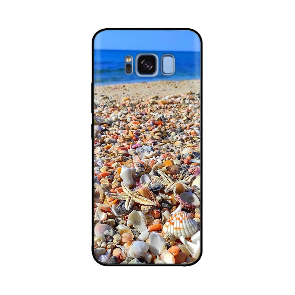 For Samsung Galaxy S8 Plus Phone Case Heart-Butterfly Funda For Samsung S8 S8Plus Cases Liquid Silicone Bumper GalaxyS8 Shells