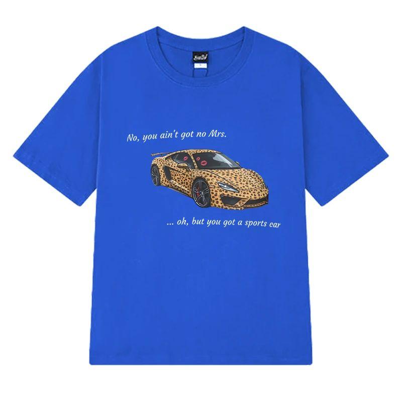 2025 Summer Fashion Tate McRae Sports Car Lyrics Graphic T Shirts Unisex Oversized Short Sleeve T-shirt  Cotton Round Neck Tops