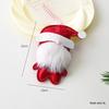 NUCHI Christmas Tree Santa Snowman Bow Pendant Decoration