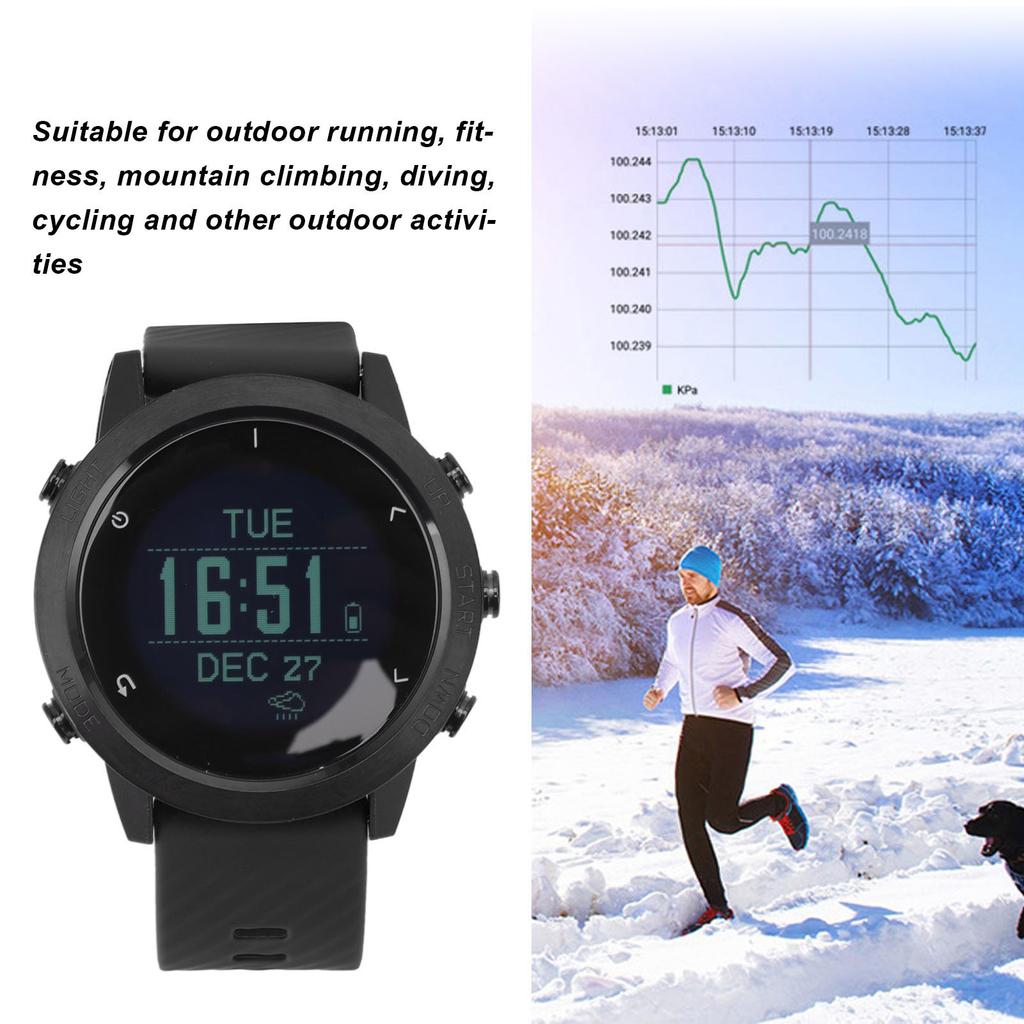Men Diving Computer Watch Multifunctional Outdoor GPS   for Running Walking Cycling Mountaineering