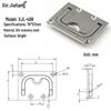 304 Stainless Steel Yacht Hardware Pull Ring Floor Deck Hatch Handle