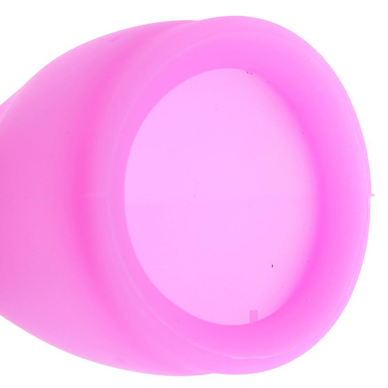 Reusable Medical Silicone Soft Menstrual Women Period Cup Size Small Large Pads