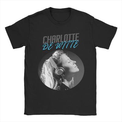 Camisetas para Hombre DJ Belga Charlotte de Witte Camisetas de Moda Manga Corta Cuello Redondo Algodón Puro Ropa Tallas Grandes