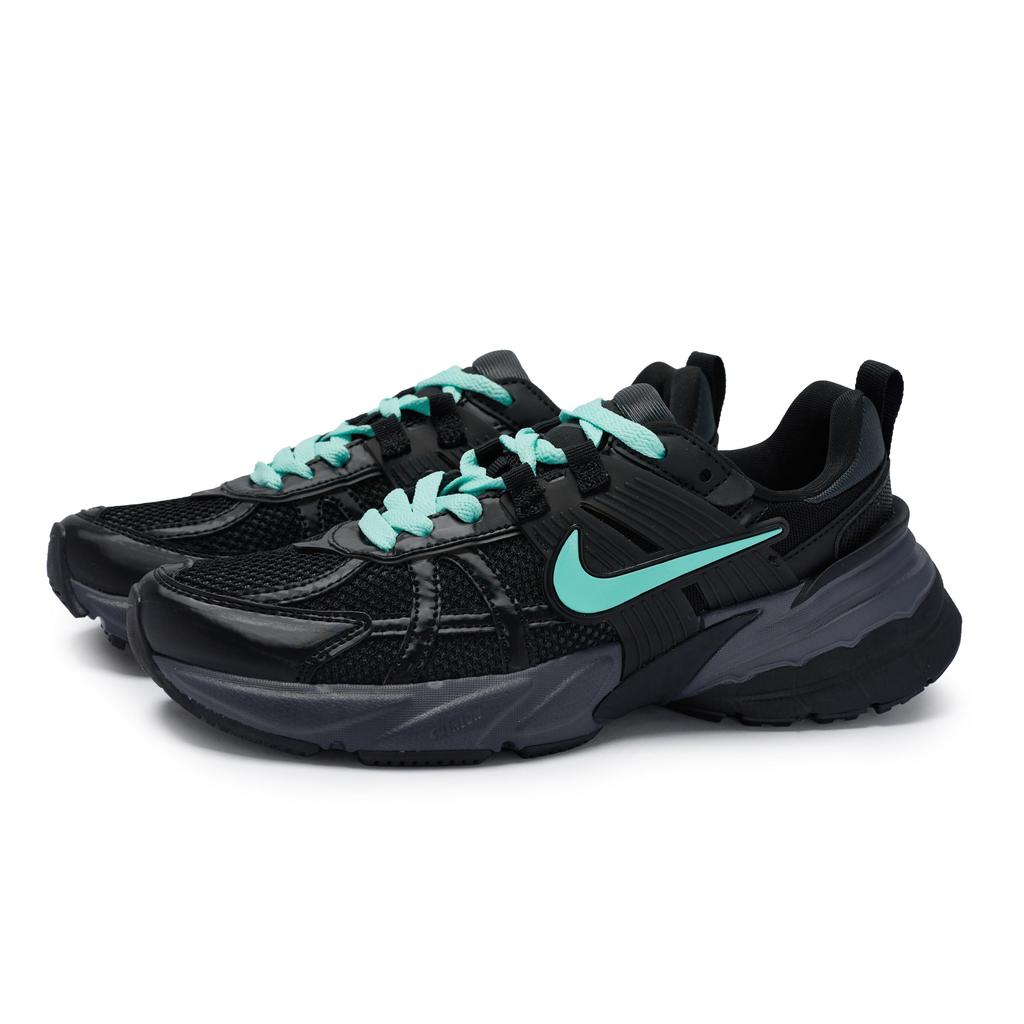Nike V2K Run Cushioning Abrasion Resistant Waterproof Low top Running Shoes Unisex Black Tiffany FD0736-001(Team80-S-BOX)
