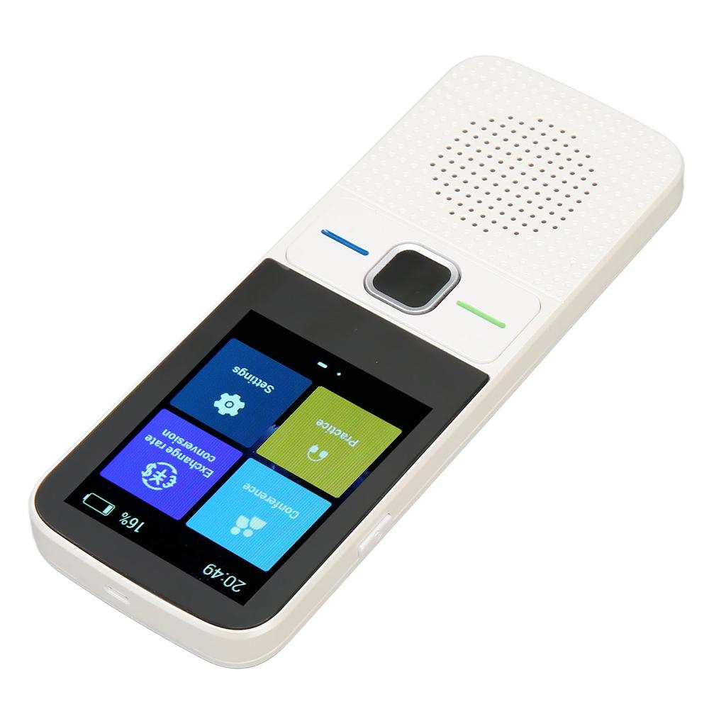 AI Voice Translator WiFi Intelligent Simultaneous Translation Noise Reduction 2.4 Inch Touchscreen Language Translator
