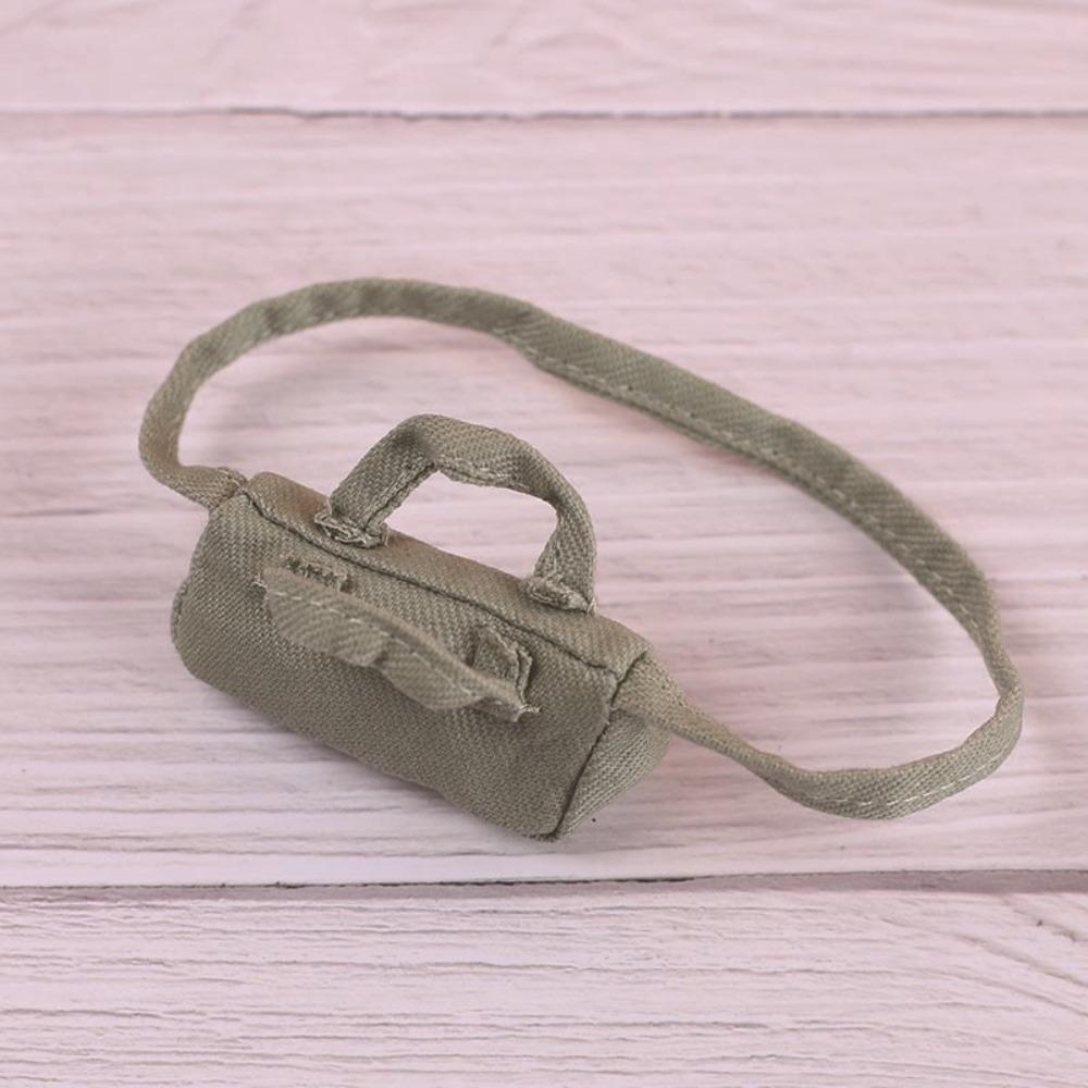 DIY Plush Doll Leather Handbag Miniature 17cm Doll Bag Accessories Doll PU Leather Bag  Dollhouse