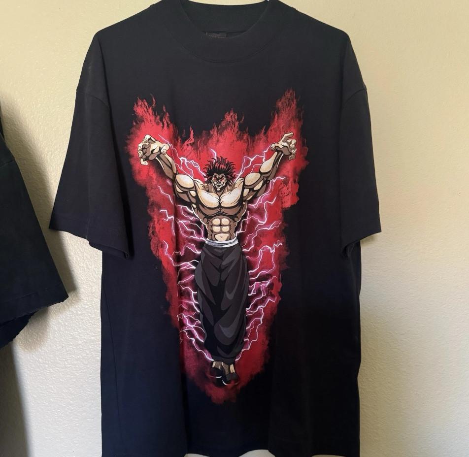 

NEW Baki Hanma Anime T-Shirt Large Vintage Japanese Fighting Graphic Tee 2XL