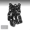 2Piece Plastic Chain Halloween Prop, Ghostly Abode Decoration, Fake Iron Black Medium 150cm