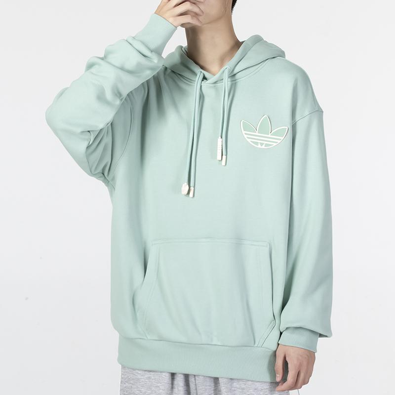 Adidas Originals Adicolor Hoodie With Sport Logo Men Tops Green HS1999