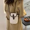 Lamb Plush Crossbody Bag for Women Faux Fur Small Square Shoulder Bag Portable Lipstick Phone Purse