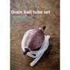 80cm Teetablett Ablaufschlauch mit Gummiballon Silikon Weicher Schlauch Ausguss Wasserleitung Ersatzzubehör Für Teetischset
