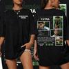 2025 Singer SEBASTIAN YATRA Milagro Merch 100% Cotton Printing T Shirt Women Hip Hop Aesthetic 100% Pure Cotton Printed T-shirt