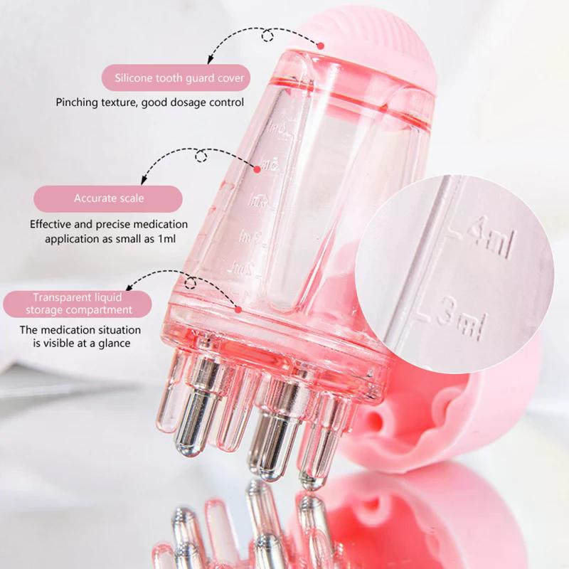 6ML Scalp Applicator Liquid Comb For Head Hair Growth Hair Regrowth Liquid Serum Oil Brush Nourish Hair Roots Massager Comb