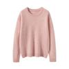 New Autumn/Winter Women's Cashmere Knit Pullover - Loose Fit, Slimming Round Neck