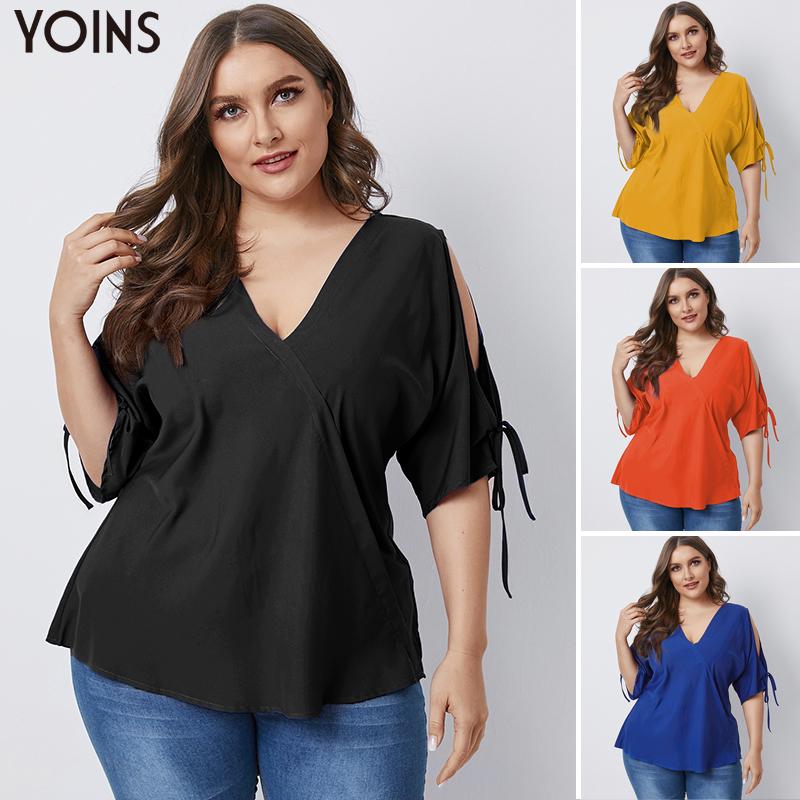 plus size tie up shirts