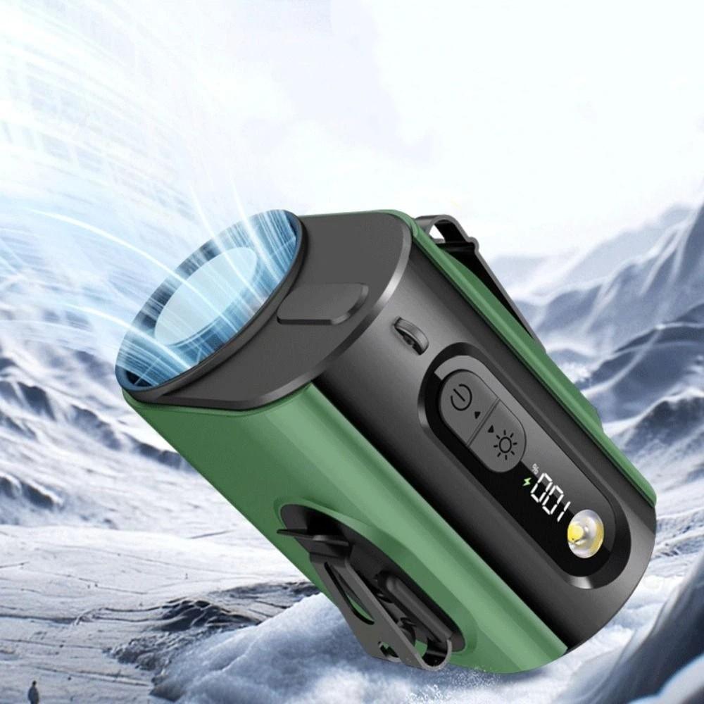Brushless Motor Waist Cooling Fan Hands-Free Fast Speed Waist-mounted Fan Bladeless Design Portable Clip Portable Waist Fan