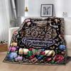 Graduation Motivation Blanket Comfortable Great for Office Seaside Couch Four Seasons Universal Stylish Decor