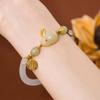 Money Rabbit Like Brocade Imitation Jade Bracelet Female Summer Versatile Student Bracelet Imitation Jade Rabbit Valentine's Day Gift GirlBracelet