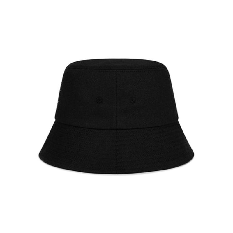 VARZAR VA Curved Patch Bucket Hat Black