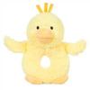 Apricot Lamb Velvet Duck Rattle, Soft Baby Stuffed Animal Rattle Toy for Boys and Girls, Lovely for Newborns, 0-3 Months, 0-6 Months+, 12cm