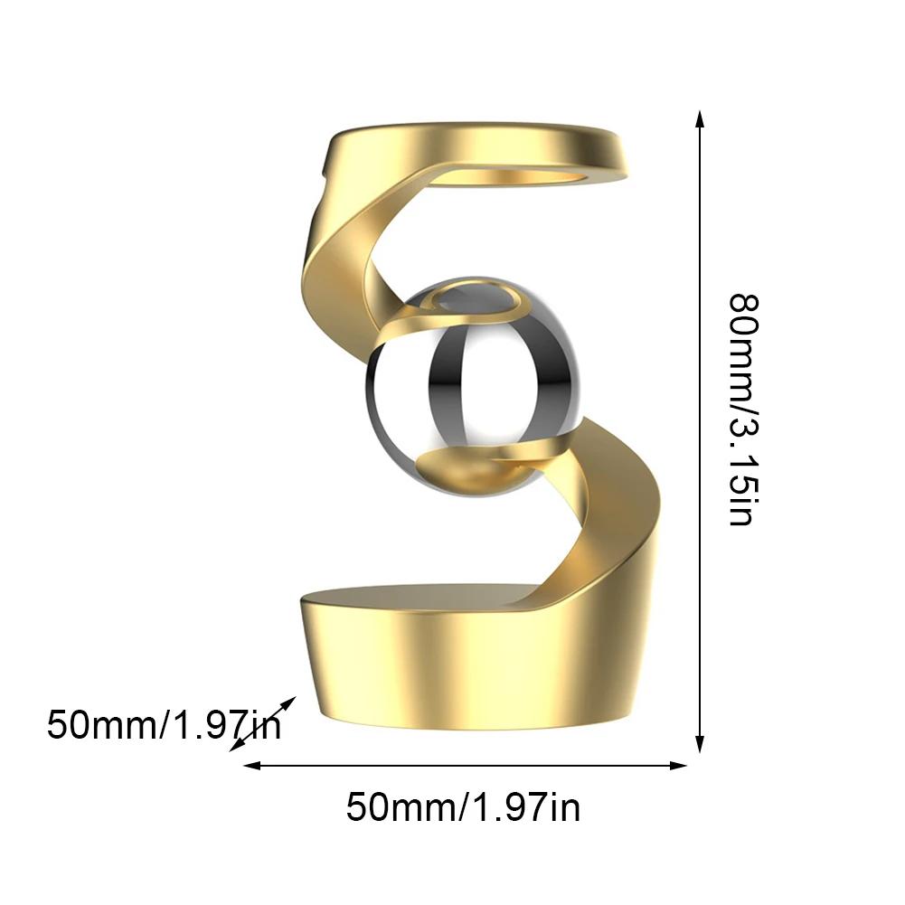 

Gravity Defying Kinetic Desk Toy Desktop Suspended Gyroscope Fidget Spinners Desktop Floating Gyroscope for Office Desk Decor 1PCS