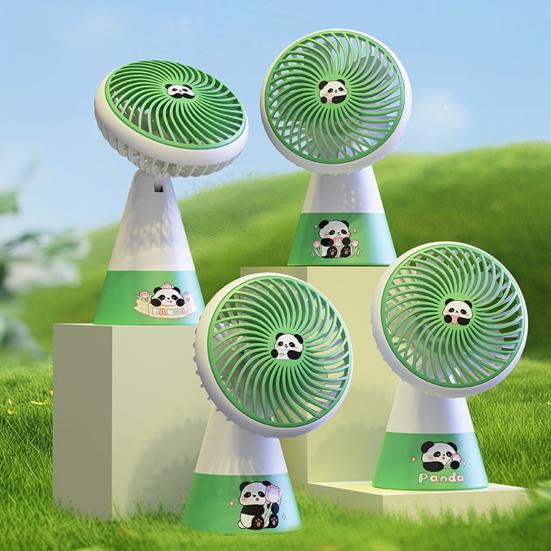 Portable Desk Fan Single Speed USB Rechargeable Mini Table Fan 90 Degree Rotation Quiet Cooling Fan for Home Office Bedroom Dorm