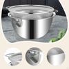 Colander with Bowl Pasta Strainer Drainer Basket Basin Spaghetti Rice Rinser 304 Stainless