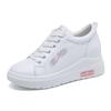 White Shoes for Women Spring Shoes All-match Sports Casual Shoes Thick-soled Height-increasing Women's Shoes