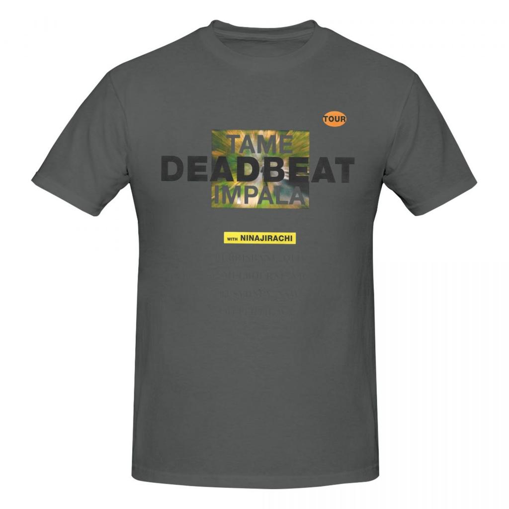 Tame Impala Deadbeat Tour 2026 T-shirts tendance Graphique Y2k Uniques Personnalisés Unisexe T-shirts Unisexe Vêtements