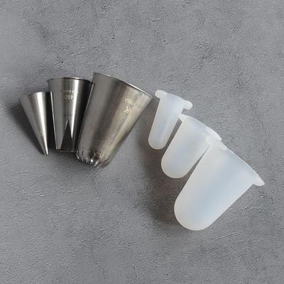 1 pieza de cubierta de silicona para boquillas de decoración, mangas pasteleras, tubos de glaseado.