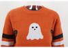 Plus Size Halloween Pumpkin Knit Pullover - Women's Autumn Winter Collection
