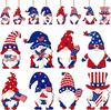 Christmas & 4th of July Gnome Wooden Pendant for Home & Festival Decoration