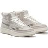 Reebok Club C 85 W+ Mid Fashion Comfortable Retro Versatile High-Top Sneakers Unisex Sneakers Gray White 24FRC909U4GW2