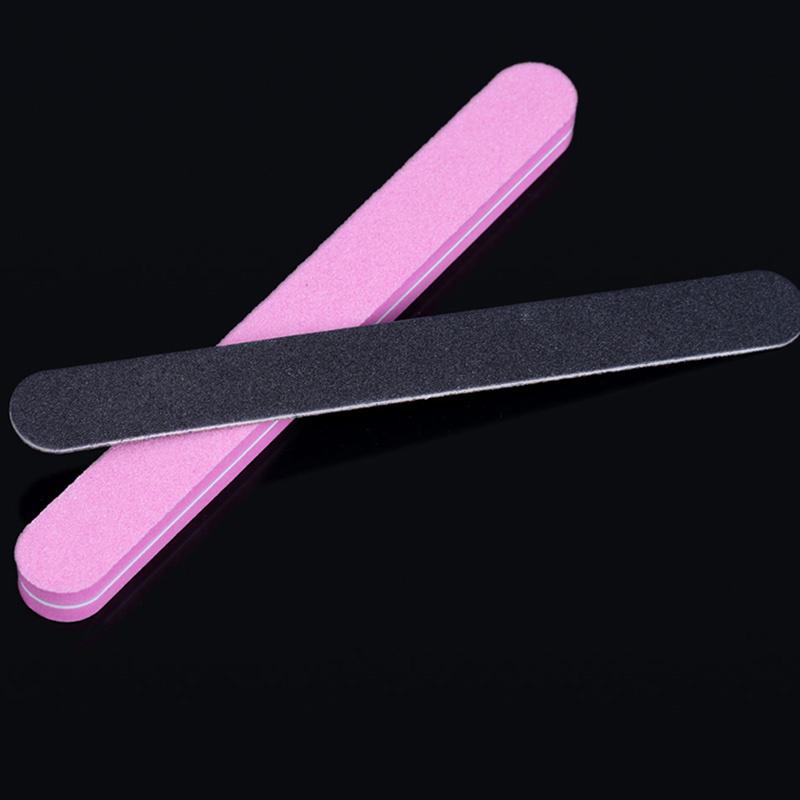 5 Pcs Professional Tools Manicure Set Rectangular Nail Files Nail Brush LS