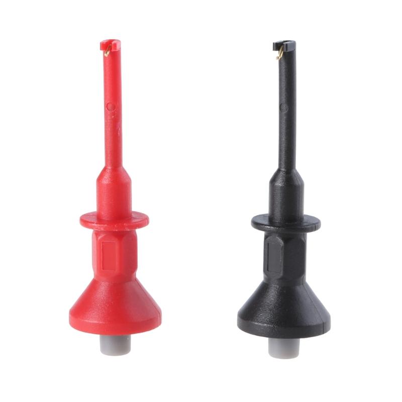 

Electronic Test Hook Clip Multimeters Extension Hook Probes Clip Accessories For 2mm Plugs IC Grabber With Flexible Wire 2mm