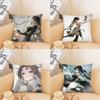 Jianxin Anime Game W-Wuthering Waves Pillow Case Square Pillow Bedroom Sofa Leisure ComfortCar Living Room Home Decoration 40X40