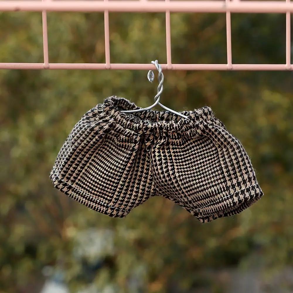 Gifts Solid Color Shorts Change Dressing Game Idol Dolls Clothes 20Cm Doll Pants Denim Jeans Stripes Lattice