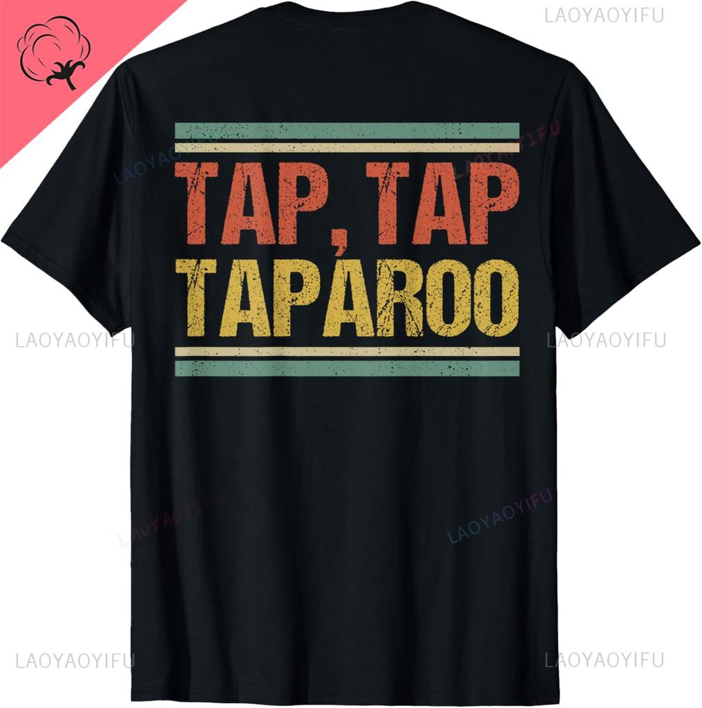 (2 Sided) Just Tap It In Tap Tap Taparoo Funny Golf Tshirt Front And Back Patterns Cotton Unisexs Tshirts Camiseta