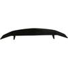 Trunk Spoiler Compatible with Universal Cars IKON Style Glossy Black ABS Spoiler Wing Body Kit with Integrated 3rd Brake Light