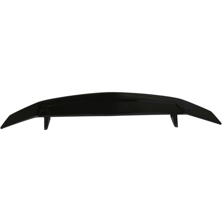 Trunk Spoiler Compatible with Universal Cars IKON Style Glossy Black ABS Spoiler Wing Body Kit with Integrated 3rd Brake Light