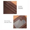 Large Capacity Male Leather Purse PU Leather ID Card Holder Portable Pocket Purse  Daily Use