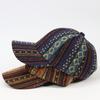 Bohemian Stil Baseballkappe Stoff Zufällig Bunt Gemustert Schirmmütze Patchwork Verstellbar Baseballmützen