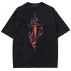 ARISE T-shirt Solo Leveling T-shirt Grafica Manga Cotone Lavato Vintage Manica Corta Oversize Y2k Streetwear Comoda Abbigliamento Donna Uomo