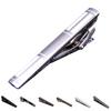 Men Tie Clip Fashion Pattern All Match Polished Accessory Smooth Surface Business Tie Clamp for Adult