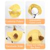 Adjustable Pets Sun Hat Wide Brim Corduroy Dogs Fisherman Cap with Ear Holes Outdoor Walking Sun Protection Hat for Dogs Cats