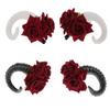 Artificial Fancy Evil Hairpins Hairstyle Cosplay Party Christmas