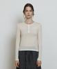 DEPOUND Wool Henley Neck T-Shirt [Cream]