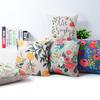 Chic Vivid Flower Floral Plants Linen Pillow Case For Decorative Cushion Style 18