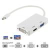Mini Dp To Hdmi Dvi Vga 3in1 Adapter With Chipset For Macbook Pro Air Multi Monitor Setup